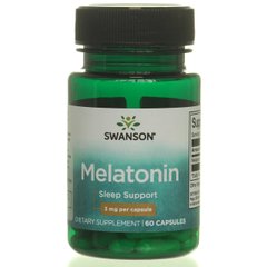 Мелатонін Swanson Melatonin 10 mg 60 капсул