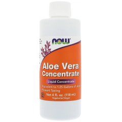 Алоэ Вера Концентрат, Aloe Vera Concentrate, NOW, 118 мл