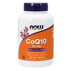 Коензим Q10 Now Foods CoQ10 60 mg 180 капс