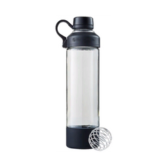 Шейкер спортивный Blender Bottle Mantra Glass 600 мл Черный