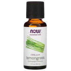 Масло лемограсса Now Foods (Essential Oils Lemongrass) 30 мл