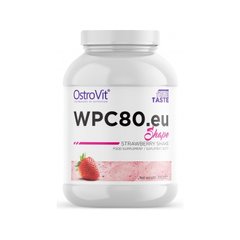 Сироватковий протеїн концентрат OstroVit Wpc 80 Shape 700 грам Полуниця