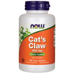 Котячий кіготь екстракт Now Foods Cat`s Claw 500 mg 100 капс