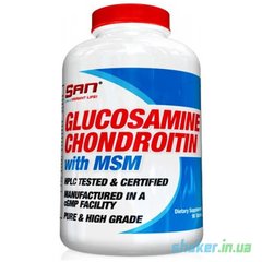Глюкозамін хондроїтин МСМ SAN Glucosamine Chondroitin with MSM 90 таб