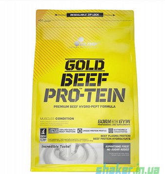 Яловичий протеїн Olimp Gold BEEF Pro-Tein (700 г) голд печиво-крем