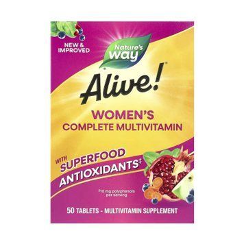 Вітаміни для жінок Nature&rsquo;s Way Alive!&reg; Women's Complete Multivitamin 50 таблеток