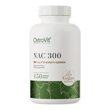 N-Ацетил-L-цистеин OstroVit NAC 300 mg VEGE 150 Таблеток