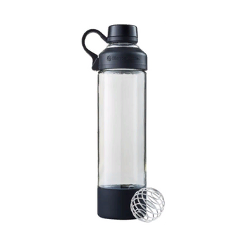 Шейкер спортивный Blender Bottle Mantra Glass 600 мл Черный