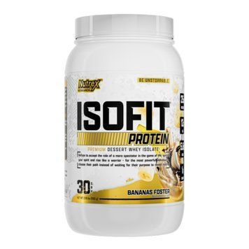 Сироватковий протеїн ізолят Nutrex Isoﬁt 1050 г Banana