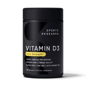 Витамин D3 Sport Research Vitamin D3 5000IU 360 мягких капсул