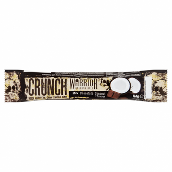 Протеїновий батончик Warrior Crunch Bar 64 г milk chocolate coconut