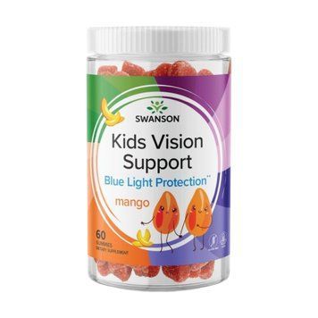 Детские витамины для зрения Swanson Kids Vision Support 60 мармеладок Mango