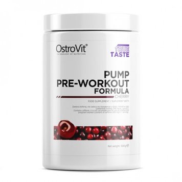 Передтренувальний комплекс OstroVit PUMP Pre-Workout Formula (500 г) cherry