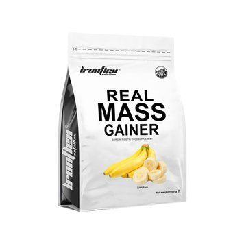 Гейнер для набору маси IronFlex Real Mass Gainer 1000 грамів Банан