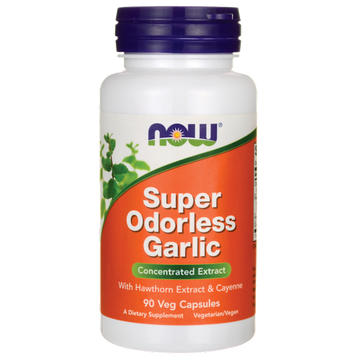Экстракт чеснока Now Foods Super Odorless Garlic 90 капсул