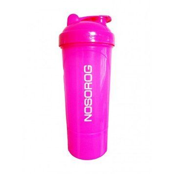 Шейкер спортивный Nosorog Smart Shake Neon розовый 350 мл