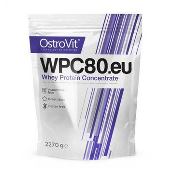 Сывороточный протеин концентрат OstroVit WPC 80 2270 грамм Бисквит