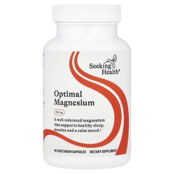 Магний, 150 мг, Optimal Magnesium, Seeking Health, 90 вегетарианских капсул