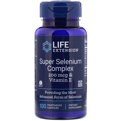 Супер Комплекс Селен, Super Selenium, Life Extension, 100 Вегетарианских Капсул