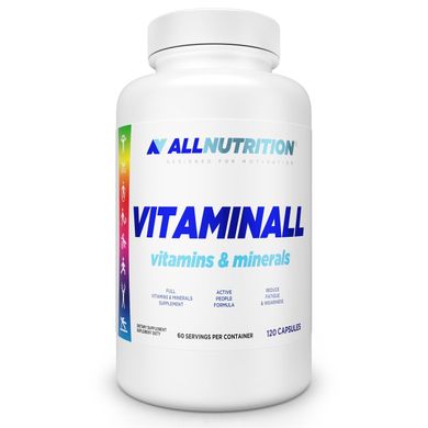Комплекс витаминов и минералов AllNutrition VitaminALL Vitamins and Minerals (120 капс)