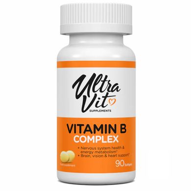 Комплекс вітамінів групи Б VP Laboratory Vitamin B complex 90 м'яких капсул