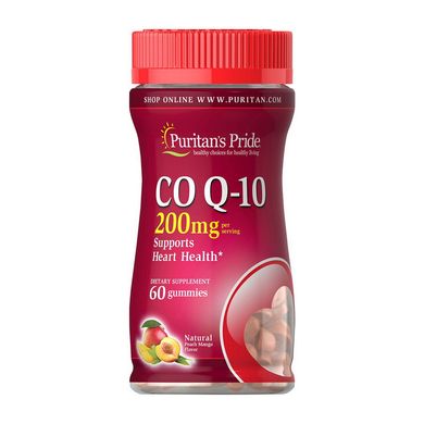 Коэнзим Q10 Puritan's Pride CO Q-10 200 mg 60 мармеладок