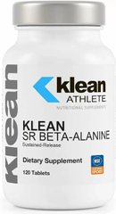 Бета-аланин SR для спортсменов для снижения усталости и поддержания мышечной выносливости Klean Athlete (Klean SR Beta-Alanine) 120 таблеток