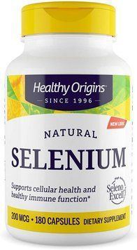 Селен, Seleno Excell, Healthy Origins, 200 мкг, 180 капсул