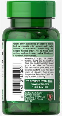 Цинк Puritan's Pride Zinc 25 mg 100 таб