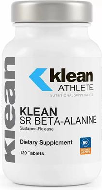 Бета-аланін SR для спортсменів для зниження втоми та підтримки м'язової витривалості Klean Athlete (Klean SR Beta-Alanine) 120 таблеток