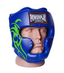 Боксерський шолом тренувальний PowerPlay 3043 L Синій