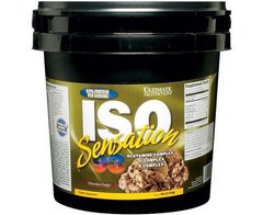 Сироватковий протеїн ізолят Ultimate Nutrition ISO Sensation 2270 грам Бразильське кави