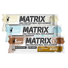 Протеїнові батончики Olimp Matrix Pro 32 80 г матрикс про caramel + milk chocolate
