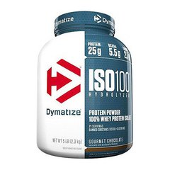Сывороточный протеин гидролизат Dymatize ISO 100 2270 г клубника
