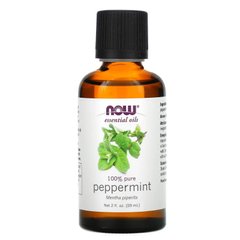 Ефірна олія перцевої м'яти Now Foods (Essential Oils Peppermint Oil Invigorating Aromatherapy Scent) 59 мл