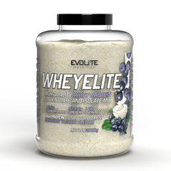 Сироватковий протеїн Evolite Nutrition WheyElite 2000 г blueberry yogurt