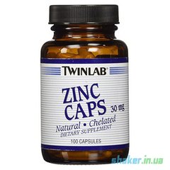 Цинк Twinlab ZINC 100 капс твінлаб