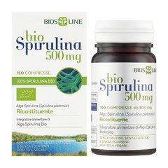 Спіруліна Bios Line Bio Spirulina 500 mg 150 таблеток
