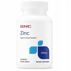Цинк GNC Zinc 30 mg 90 таблеток