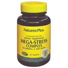Супер Сильний Комплекс від Стресу, Natures Plus, 30 таблеток