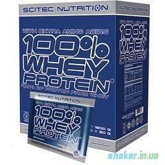 Сироватковий протеїн концентрат Scitec Nutrition 100% Whey Protein (60 шт * 30 г) MIX