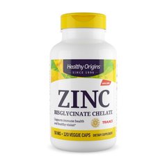Цинк хелат Healthy Origins Zinc Bisglycinate Chelate 50 mg 120 капсул