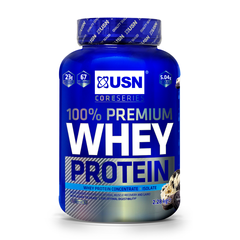 Сироватковий протеїн USN 100% Whey Protein Premium 2280 г cookies & cream