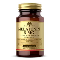 Мелатонін Solgar Melatonin 3 mg 60 капс