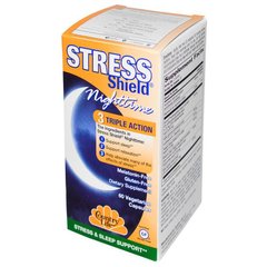 Комплекс для Здорового Сну, Stress Shield, Country Life, 60 гелевих капсул