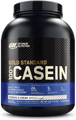 Казеїн Optimum Nutrition 100% Gold Standard Casein (1,8 кг) печиво-крем