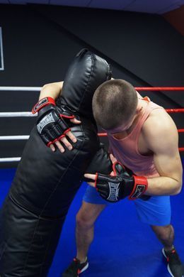 Перчатки для MMA PowerPlay 3058 черно-красные XL
