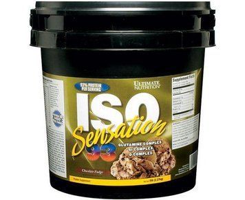 Сывороточный протеин изолят Ultimate Nutrition ISO Sensation 2270 грамм Бразильское кофе