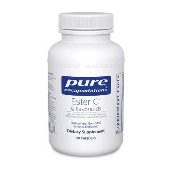 Эстер-C и флавоноиды Pure Encapsulations Ester-C & Flavonoids 90 капсул
