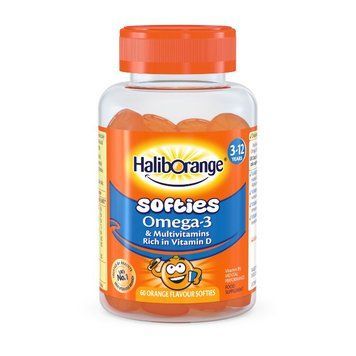 Омега 3 и мультивитамины Haliborange Softies Omega-3 & Multivitamins 60 софтгель, orange
